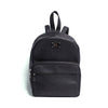 Black Finished Leather Mini Backpack