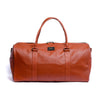 Tan Milt Leather Duffle Bag
