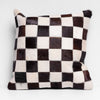 Chess Hair-on Leather Cushion
