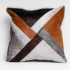 Multi Straps Hair-on Leather Cushion