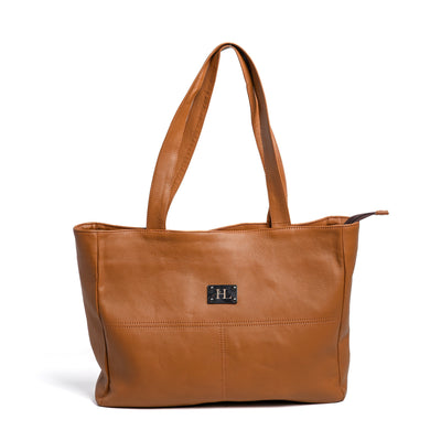 Camel Tan Tote Bag Milt Leather