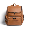 Camel Tan Finished Leather Backpack