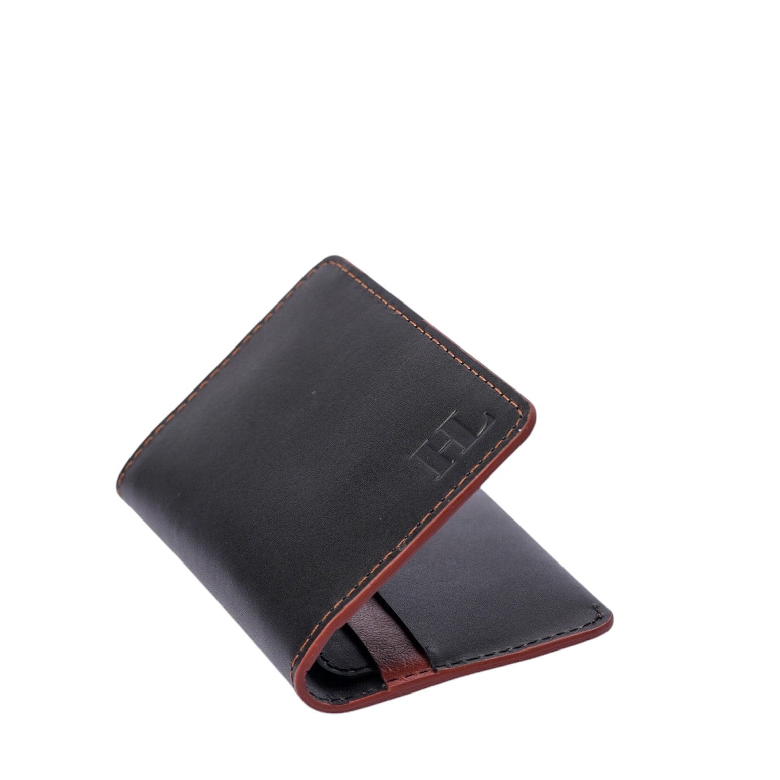 Black Glaze Magnetic Majesty Wallet by Hammi Leathers