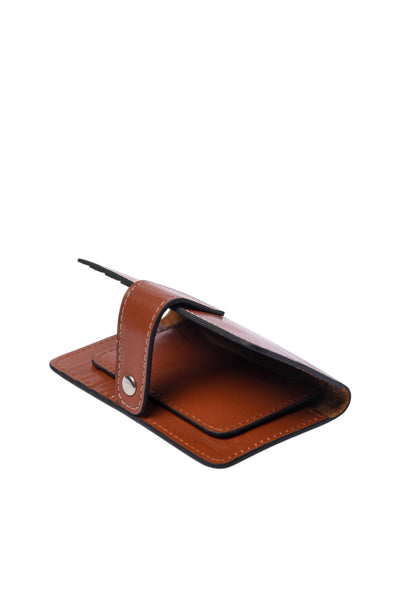 Timeless Leather Brown Wallet by Hammi Leathers