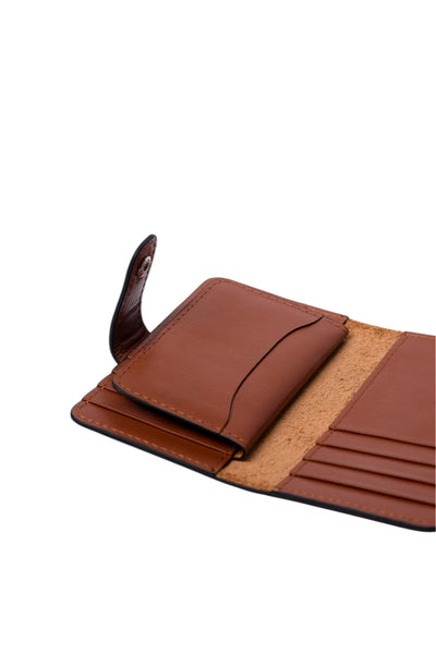 Timeless Leather Brown Wallet by Hammi Leathers