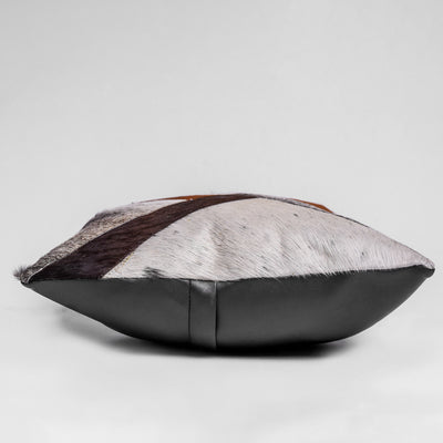Multi Straps Hair-on Leather Cushion