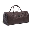 Brown Milt Leather Duffle Bag