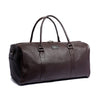 Brown Finished Leather Duffle Bag