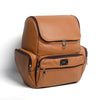 Camel Tan Finished Leather Backpack