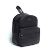 Black Milt Leather Mini Backpack