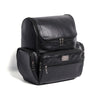 Black Finished Leather Backpack