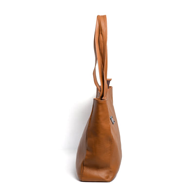 Camel Tan Tote Bag Milt Leather