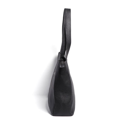Black Tote Bag Milt Leather