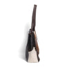 Brown & White Hair-on Leather Tote Bag