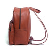 Dark Tan Milt Leather Mini Backpack