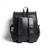 Black Finished Leather Backpack