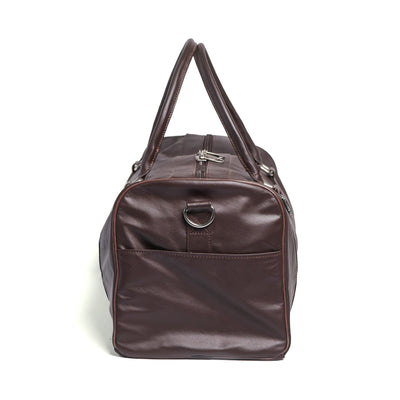 Brown Milt Leather Duffle Bag