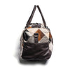 Multi Patch Hair-on Leather Duffle Bag