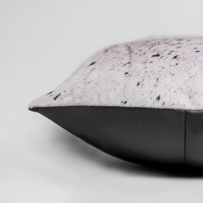 Brown Multi-Color Hair-on Leather Cushion