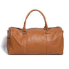 Camel Tan Finished Leather Duffle Bag