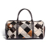 Multi Patch Hair-on Leather Duffle Bag