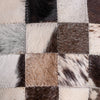 Multi Patch Hair-on Leather Cushion