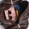 Brown Milt Leather Duffle Bag