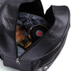 Black Finished Leather Mini Backpack
