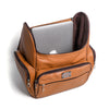 Camel Tan Finished Leather Backpack