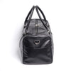 Black Finished Leather Duffle Bag