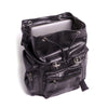 Black Travel Finished Leather Backpack