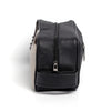 Black & White Toiletry Bag Hair-on Leather For Men & Women