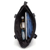 Black & White Hair-on Leather Tote Bag