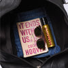 Black Milt Leather Duffle Bag