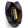 Black & White Toiletry Bag Hair-on Leather For Men & Women
